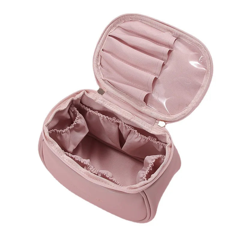 Cute PU Makeup Bag For Women Toiletries Organizer Waterproof Travel Make Up Pouch Female