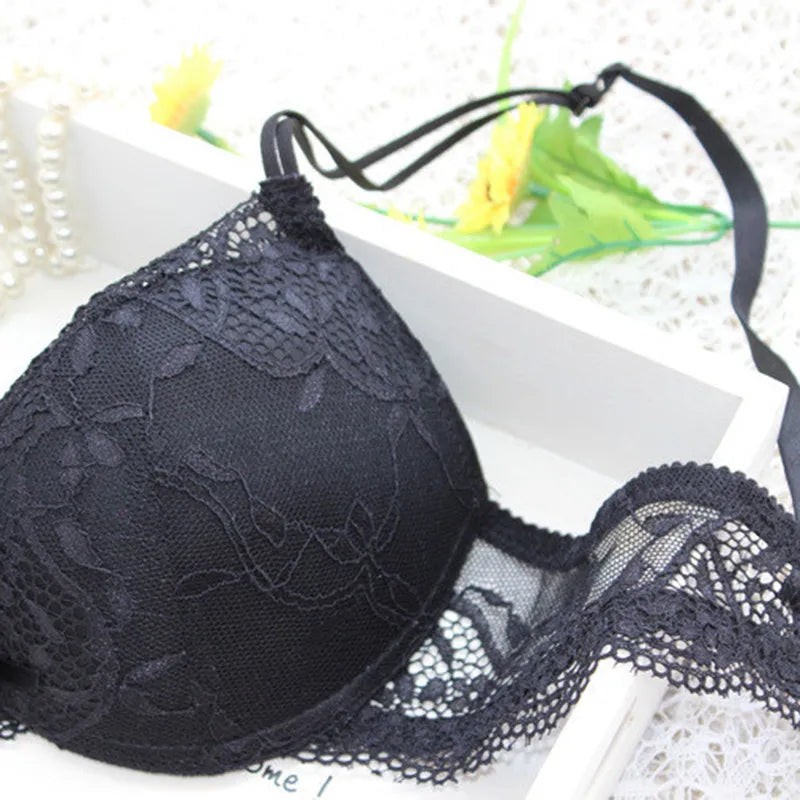 Women Sexy Lingerie Set Fashion Lace Lingerie Sets Solid Color Bra Comfortable Intimates Underwear