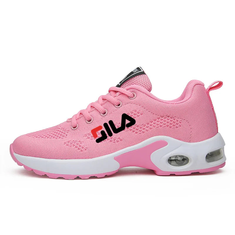 YRZL Women Sport Shoes Summer Lightweight Breathable Mesh Sneakers High Quality Soft Outdoor Lace Up Training Shoes for Ladies