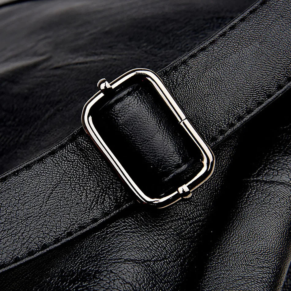 Women Leather Backpacks Multifunction Women Vintage Shoulder Bag Ladies Rucksack Large Capacity