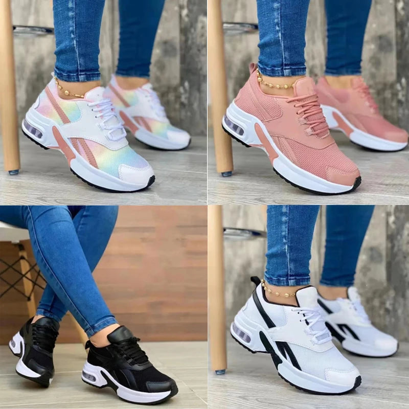 Women's Outdoor running shoes Mesh Breathable women's sneakers Tennis shoes Women's casual sneakers