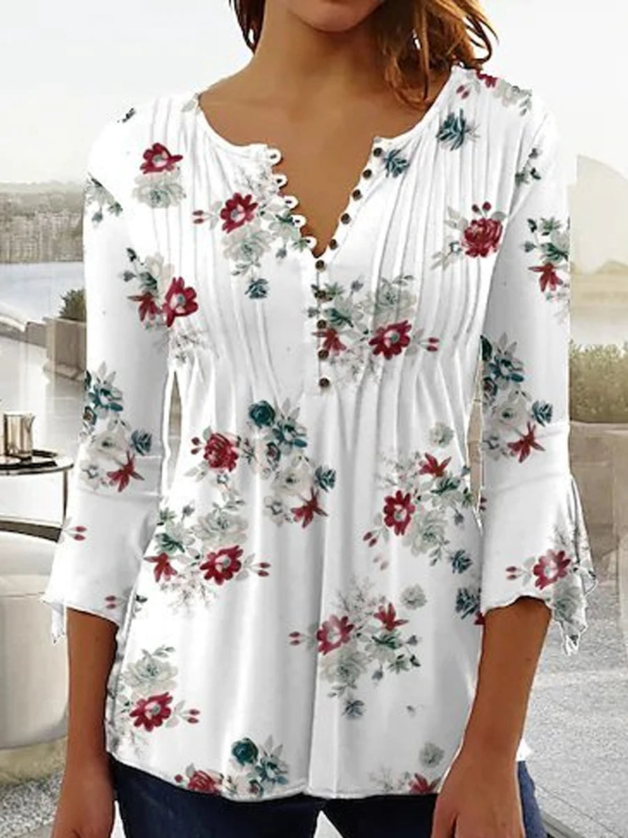 Temperament Women Shirt Casual
Long Sleeves Loose Elegant Shirt Women Top