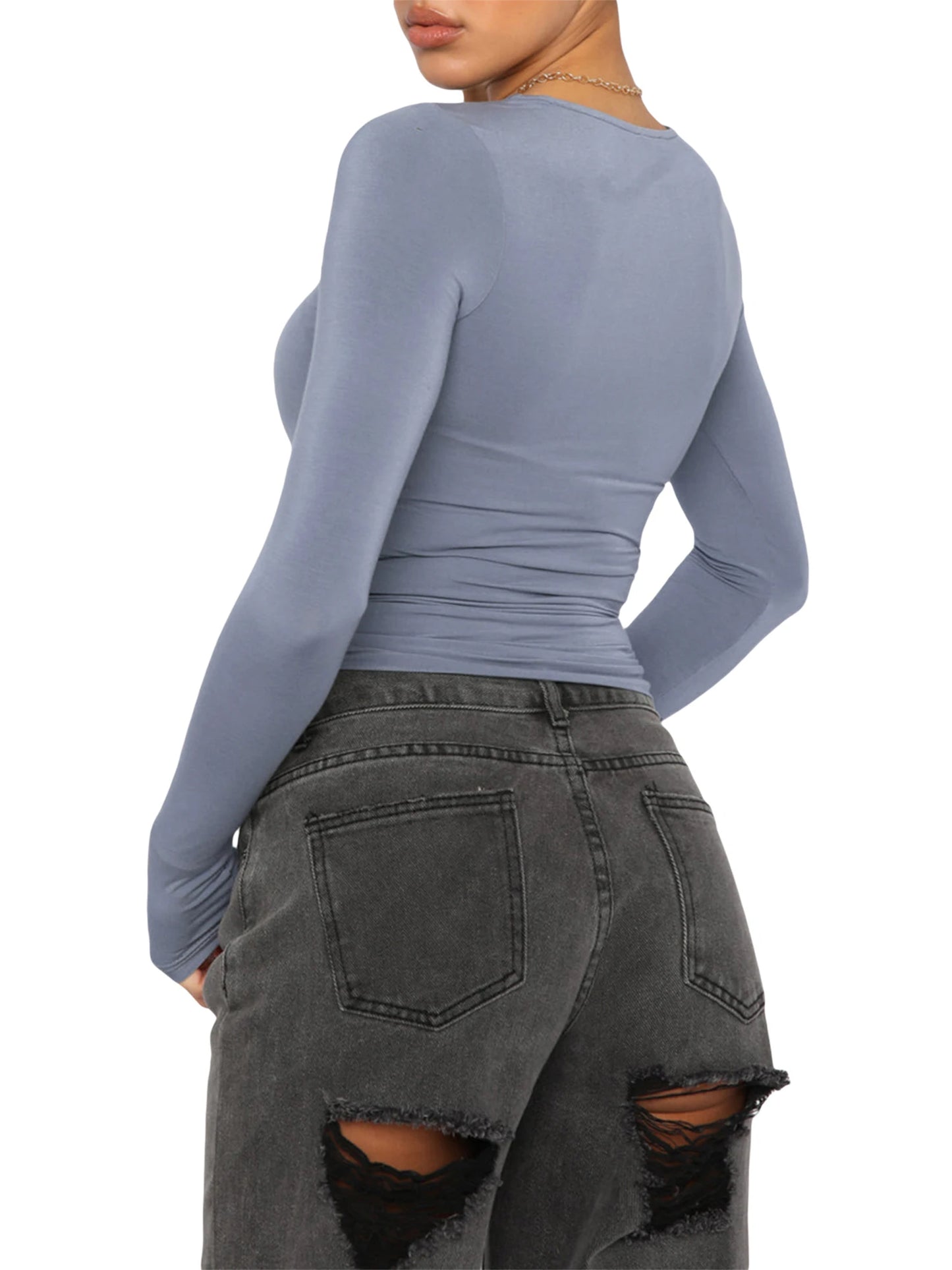 Women Casual Long Sleeve
Slim Fit Pullovers