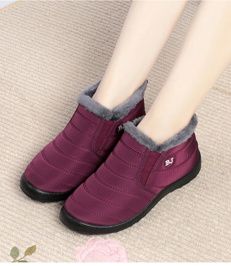 Women Shoes 2024 Winter Shoes Stylish Fur Winter Sneakers Keep Warm
