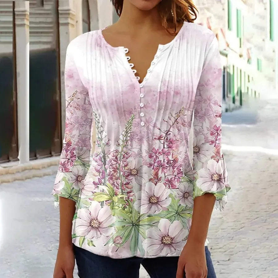 Temperament Women Shirt Casual
Long Sleeves Loose Elegant Shirt Women Top