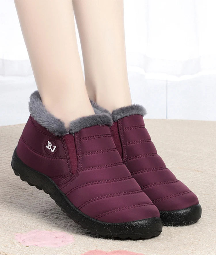 Women Shoes 2024 Winter Shoes Stylish Fur Winter Sneakers Keep Warm
