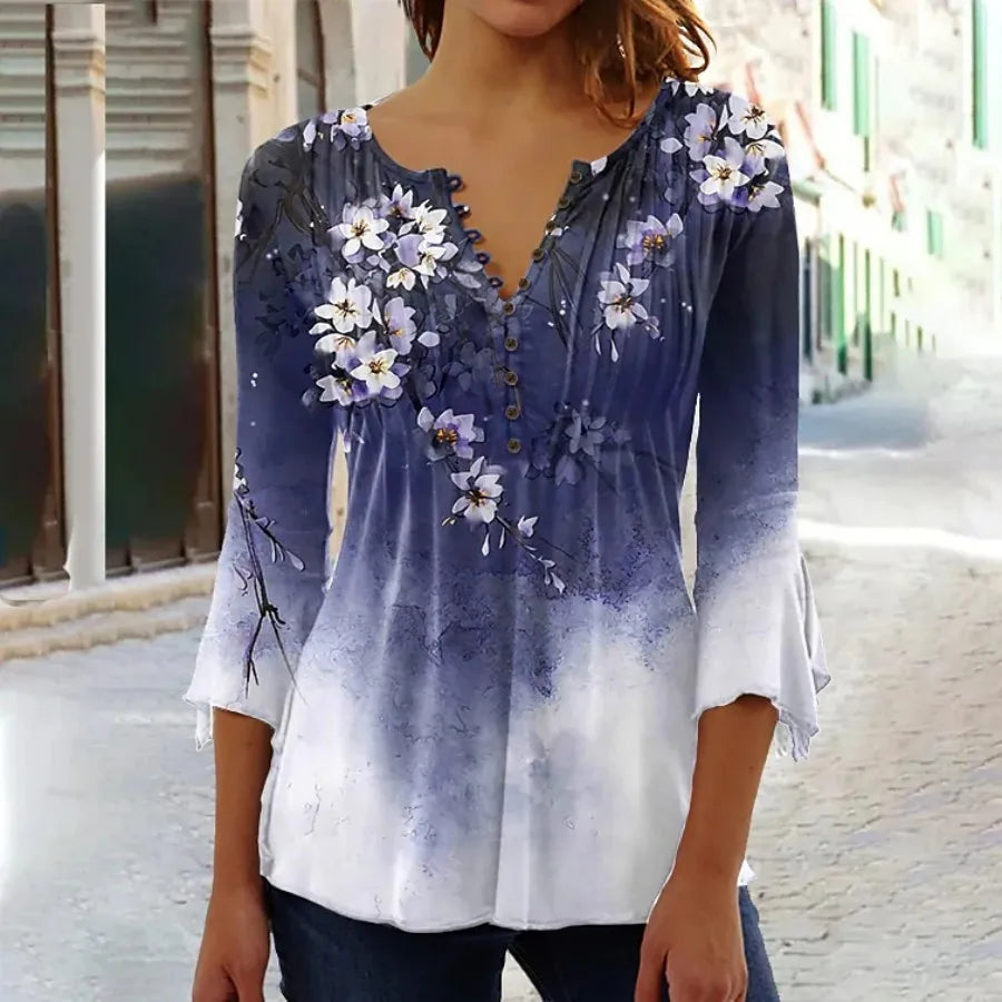 Temperament Women Shirt Casual
Long Sleeves Loose Elegant Shirt Women Top