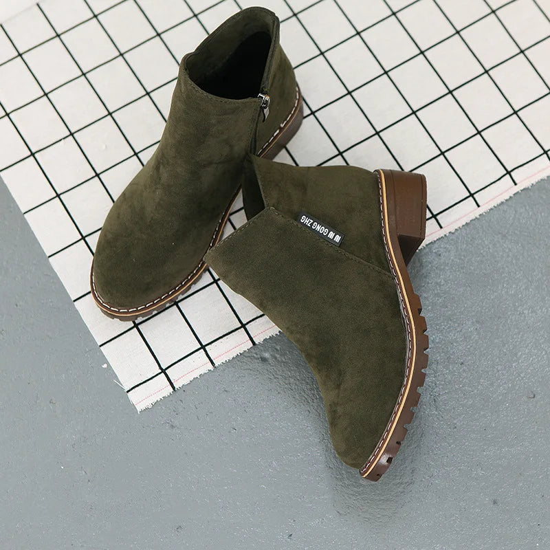 Shoes Women Fashion Thick Sole Ankle Boots Comfortable Plus Size Snow Boots for Women Female Platform Boots Botas De Mujer 2023
