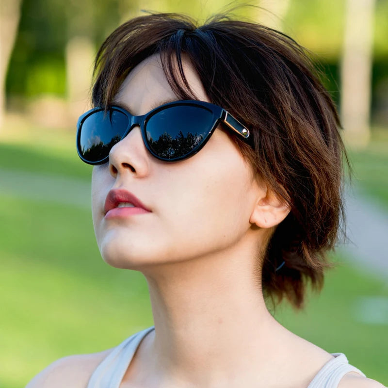 Women Polarized Sunglasses Luxury Fashion Cat Eye Ladies Vintage Brand Designer Female Sun Glasses