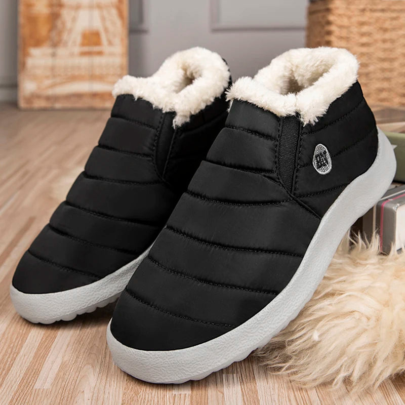 Snow Women Boots Soft Shoes
Keep Warm Ankle Boots Plush Shoes Woman Platform Winter Boots Botas Mujer