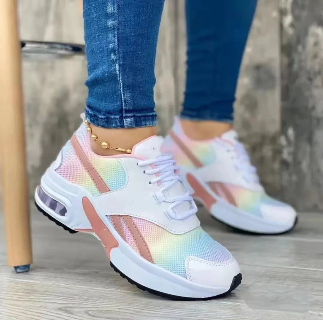 Women's Outdoor running shoes Mesh Breathable women's sneakers Tennis shoes Women's casual sneakers