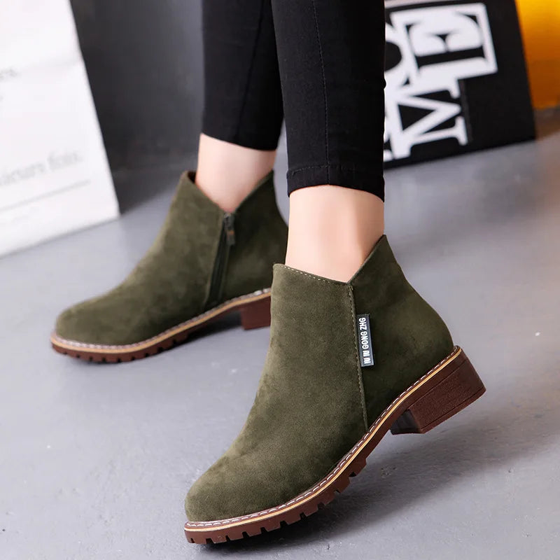 Shoes Women Fashion Thick Sole Ankle Boots Comfortable Plus Size Snow Boots for Women Female Platform Boots Botas De Mujer 2023