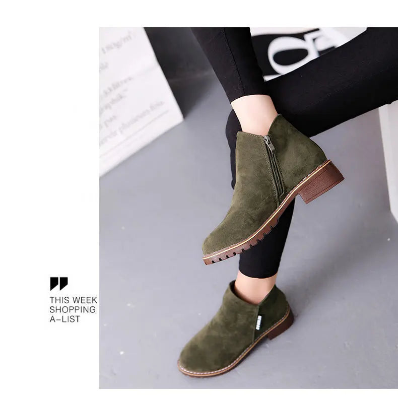 Shoes Women Fashion Thick Sole Ankle Boots Comfortable Plus Size Snow Boots for Women Female Platform Boots Botas De Mujer 2023