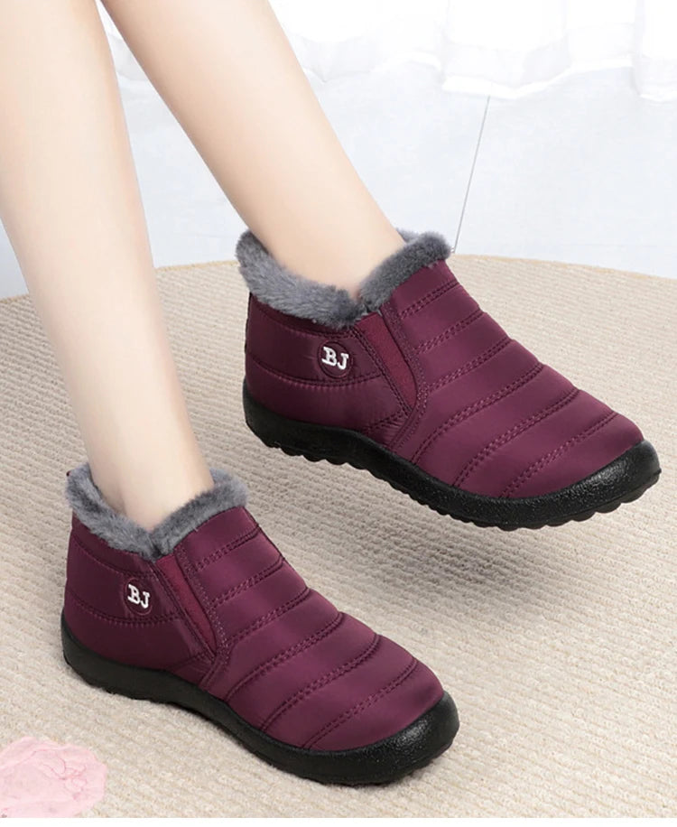 Women Shoes 2024 Winter Shoes Stylish Fur Winter Sneakers Keep Warm