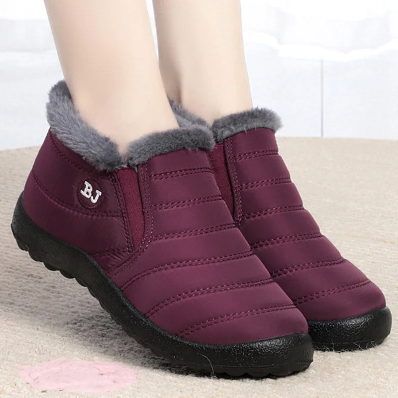 Women Shoes 2024 Winter Shoes Stylish Fur Winter Sneakers Keep Warm