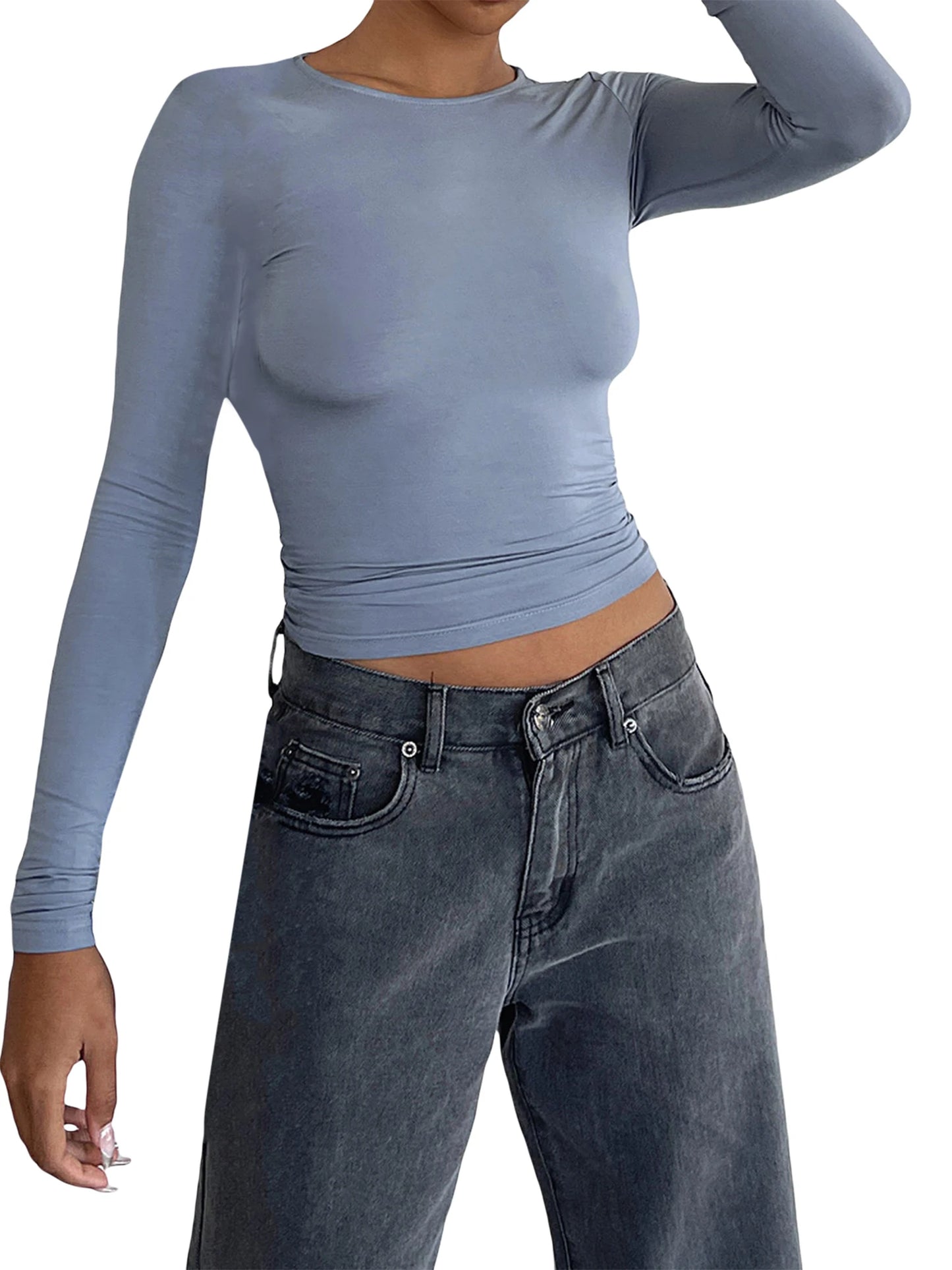 Women Casual Long Sleeve
Slim Fit Pullovers