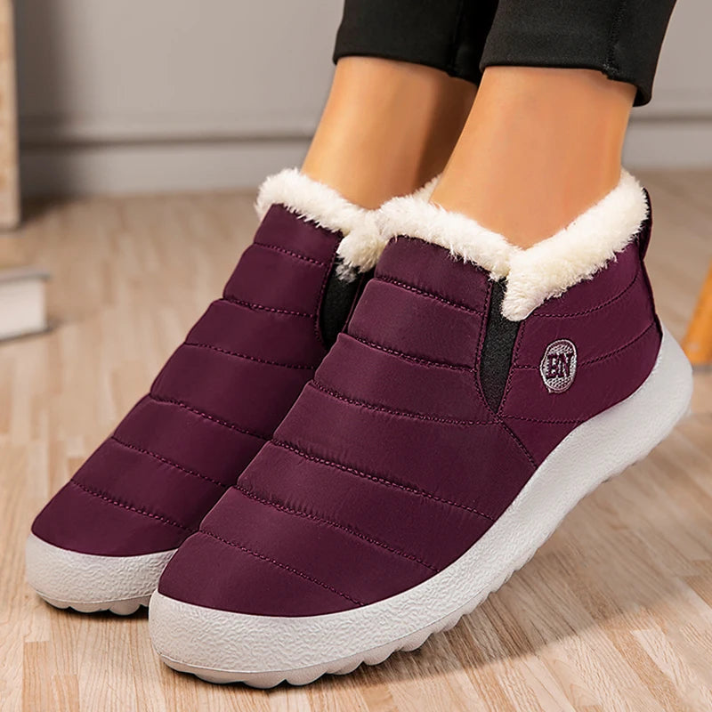 Snow Women Boots Soft Shoes
Keep Warm Ankle Boots Plush Shoes Woman Platform Winter Boots Botas Mujer