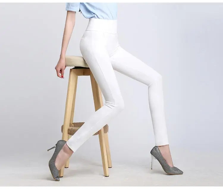 High quality pencil pants capris women 2022 summer style high waist elastic skinny pants female trousers woman pantalon femme