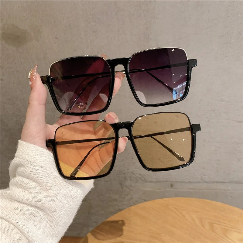 New Vintage Fashion Sunglasses For Women Metal Square Frame
 Sun Glasses Photograph Sun Eyewear UV400