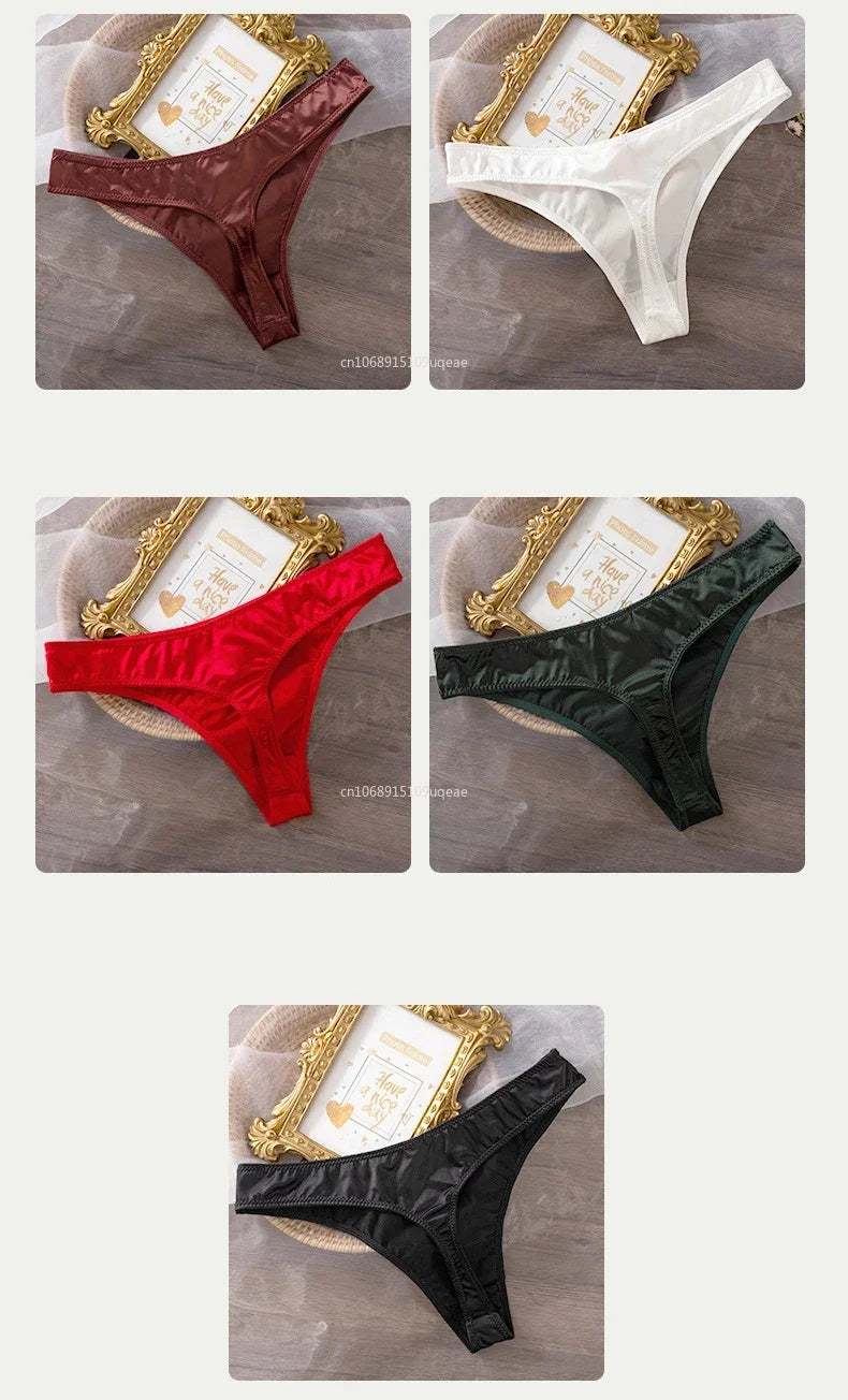 Ice Silk Panties Women Lingerie Underwear