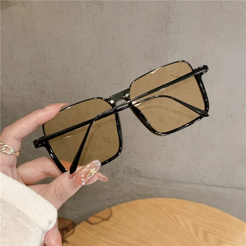 New Vintage Fashion Sunglasses For Women Metal Square Frame
 Sun Glasses Photograph Sun Eyewear UV400