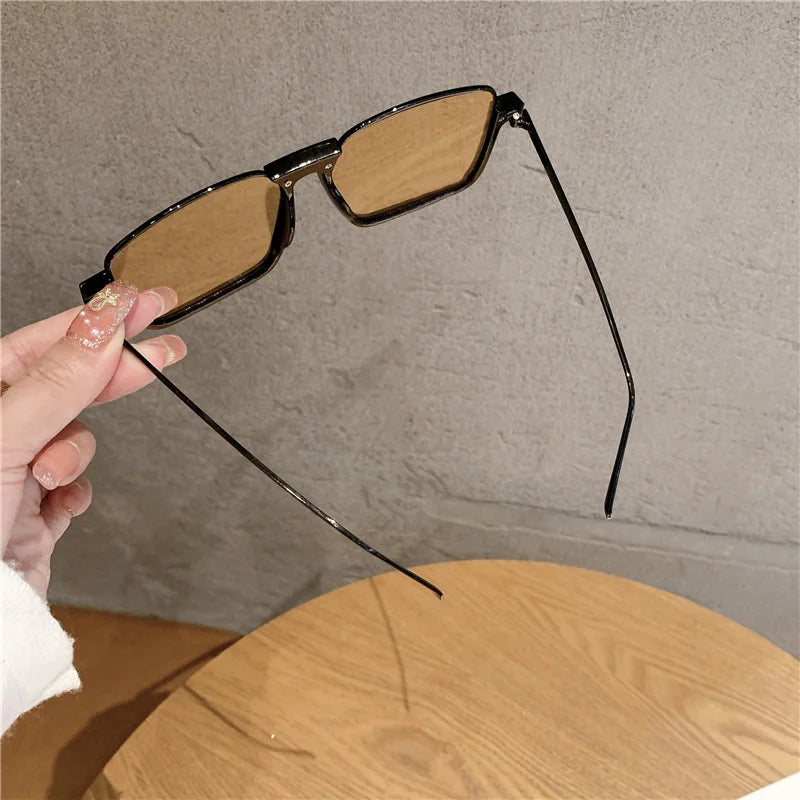 New Vintage Fashion Sunglasses For Women Metal Square Frame
 Sun Glasses Photograph Sun Eyewear UV400