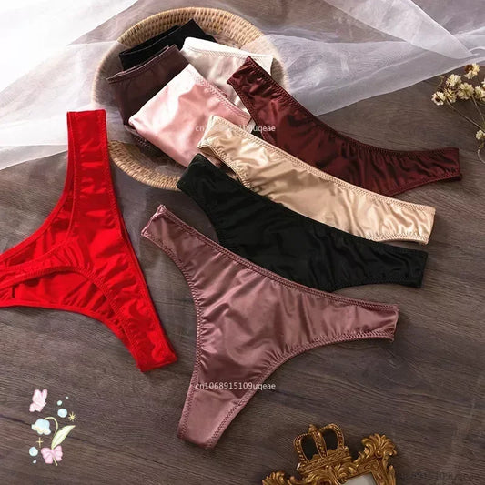 Ice Silk Panties Women Lingerie Underwear