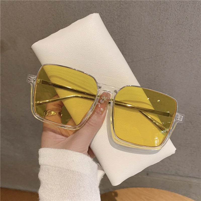 New Vintage Fashion Sunglasses For Women Metal Square Frame
 Sun Glasses Photograph Sun Eyewear UV400