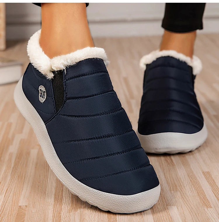 Snow Women Boots Soft Shoes 
 Keep Warm Ankle Boots Plush Shoes Woman Platform Winter Boots Botas Mujer