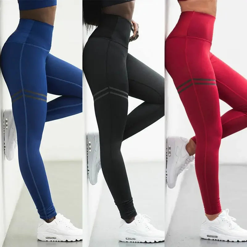 Women's
 High Waist Pants Running Gym Sport Jogging Pants Trousers