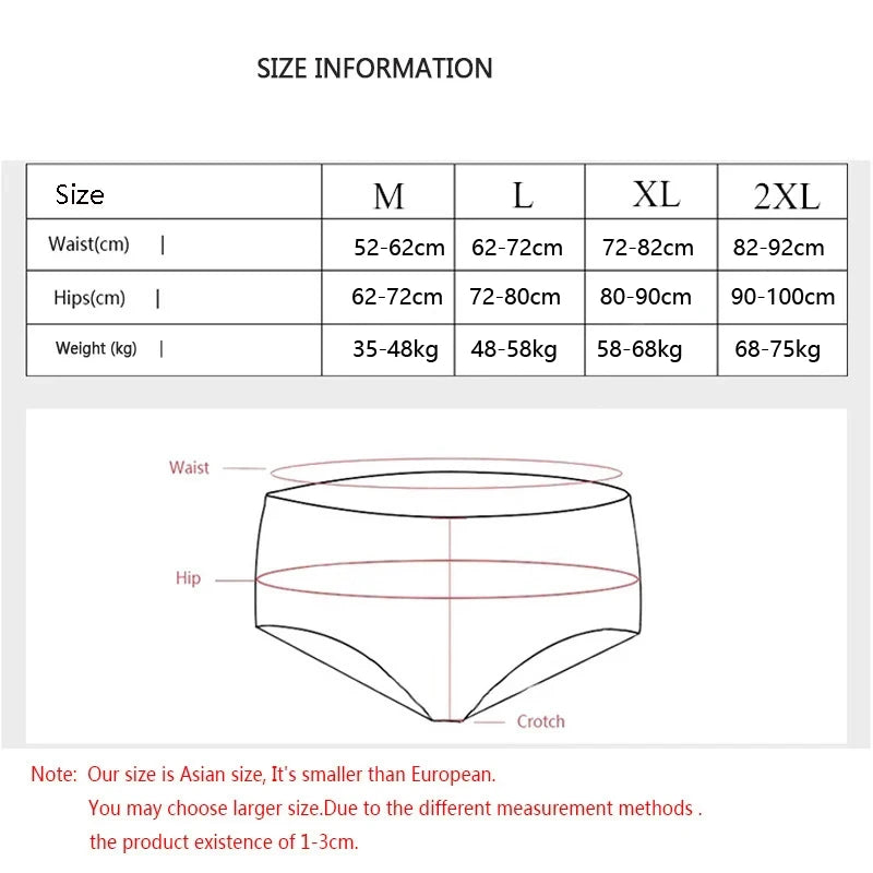 7Pcs/Set Cotton Panties
 Cute Bow Girls Briefs Sexy Low Waist Ladies Panty Soft Female Lingeries