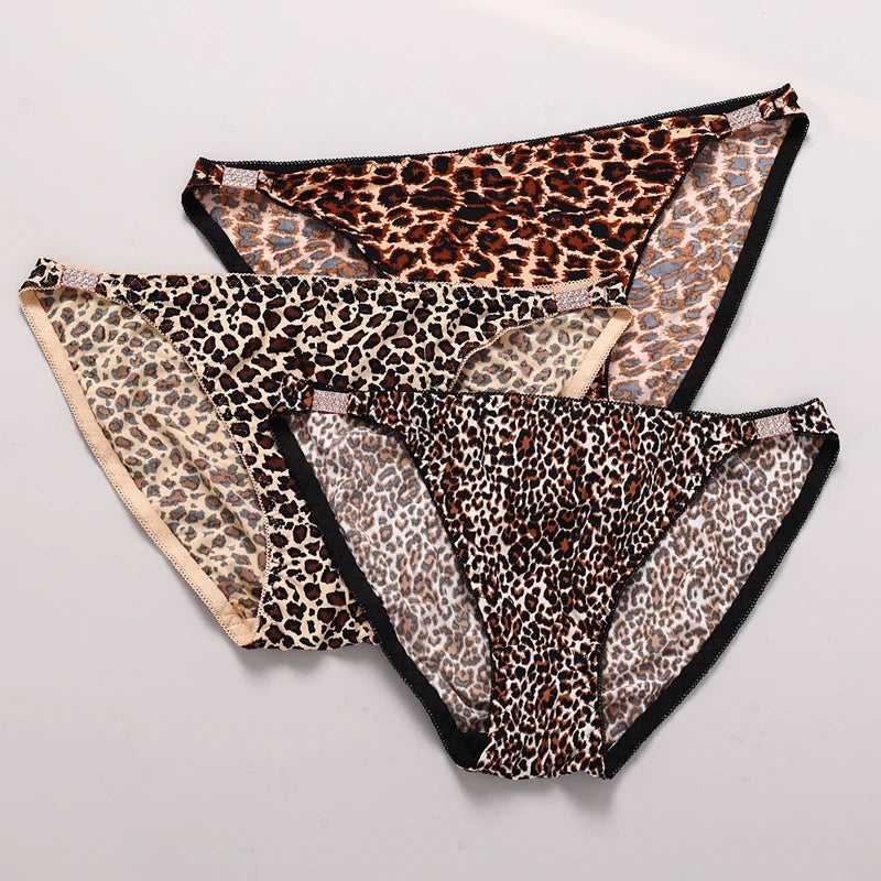 2024 New Sexy Leopard Print Underwear For Women Push Up Bra Sets Seamless Khaki Beige Black Female Lingerie