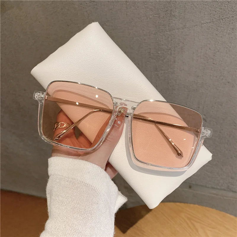 New Vintage Fashion Sunglasses For Women Metal Square Frame
 Sun Glasses Photograph Sun Eyewear UV400
