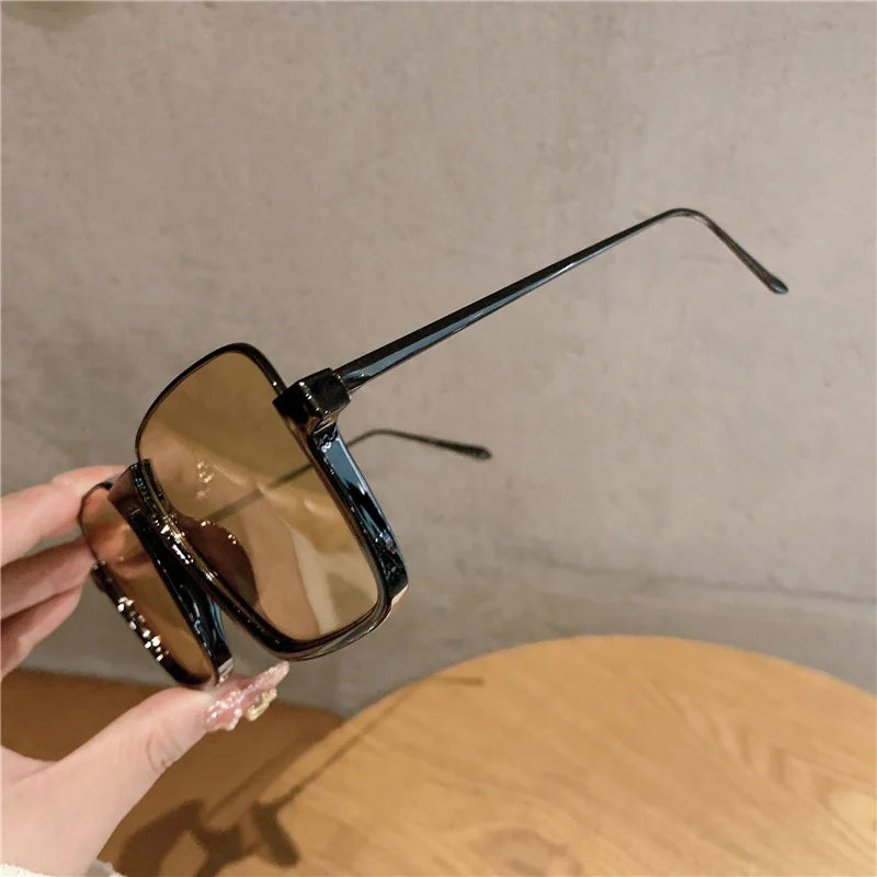 New Vintage Fashion Sunglasses For Women Metal Square Frame
 Sun Glasses Photograph Sun Eyewear UV400